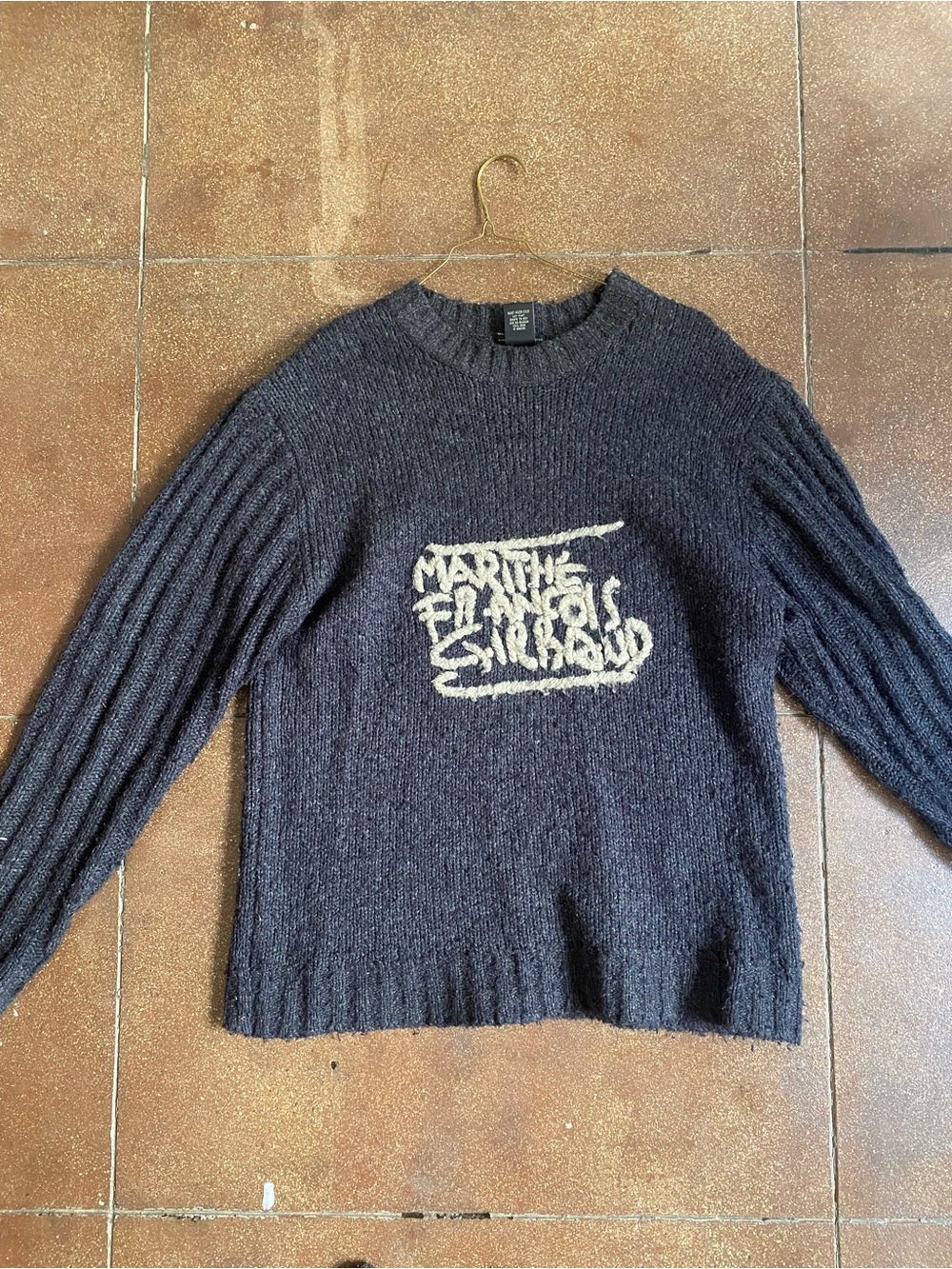 Marithe Francois Girbaud dark gray sweater